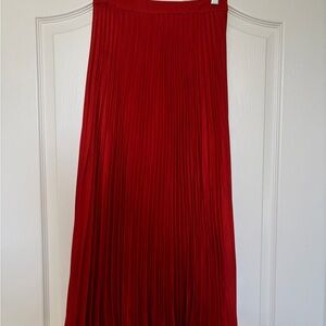 Reiss Vibrant Red A-Line Skirt